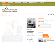 Tablet Screenshot of diyhousetips.com